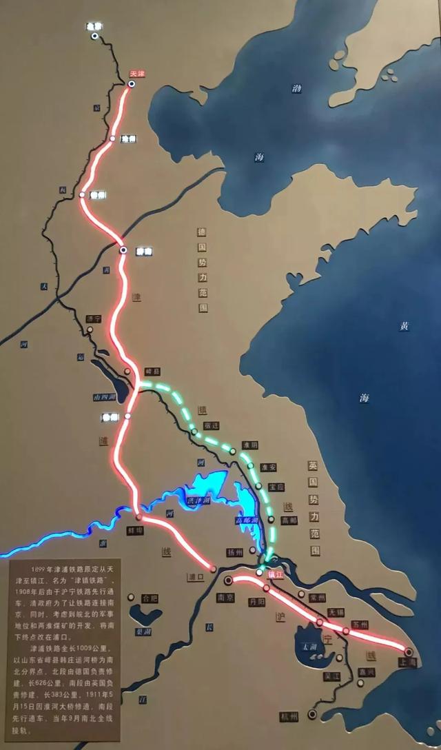 堪称南北交通大动脉的津浦线铁路